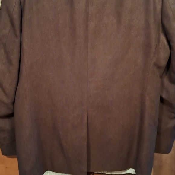 Mens Lauren Ralph Lauren Sports Jacket 46 Reg Lined Polyester Faux Suede - Picture 8 of 12